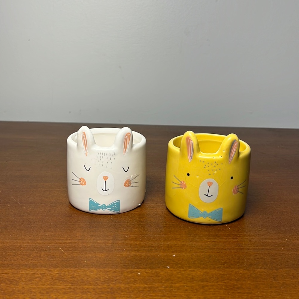 Bunny votive candle holders